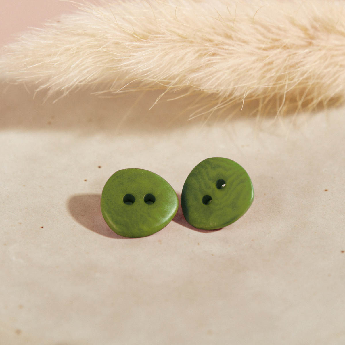 Match leaf knoopjes 12 mm  - jaipur knopen -  Atelier Brunette